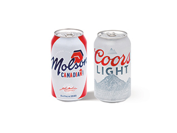 molson canadian and coors light